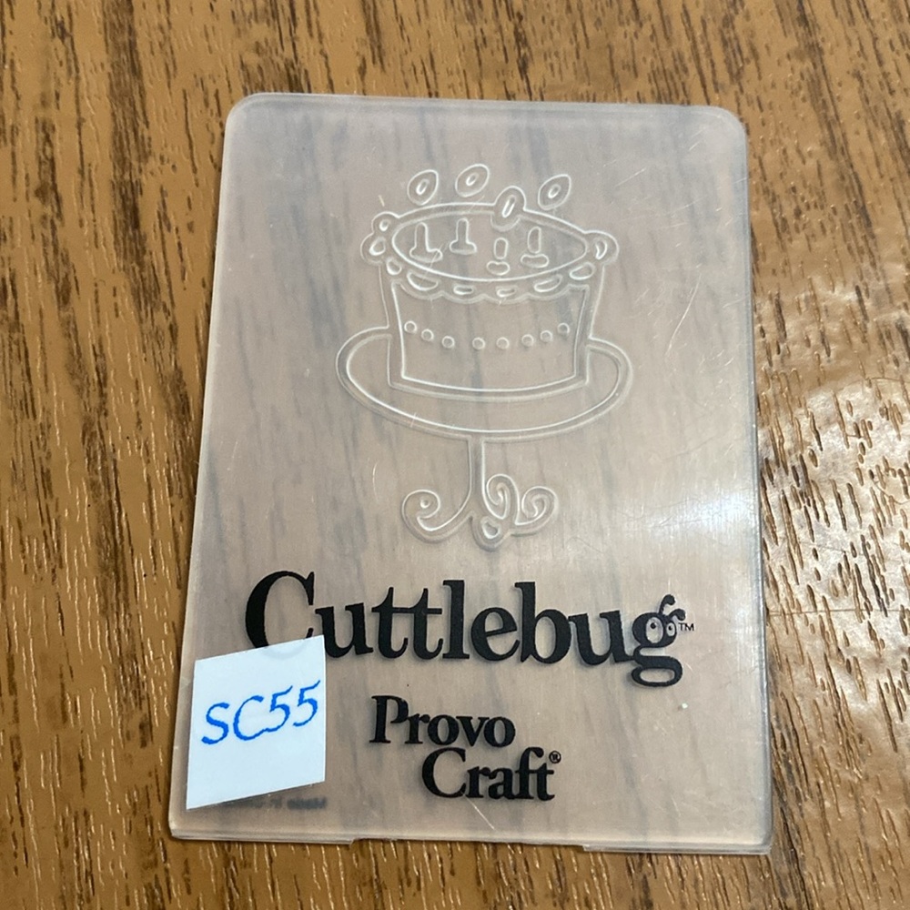 Cuttlebug Mini Embossing Folders-Birthday - Picture 2 of 6